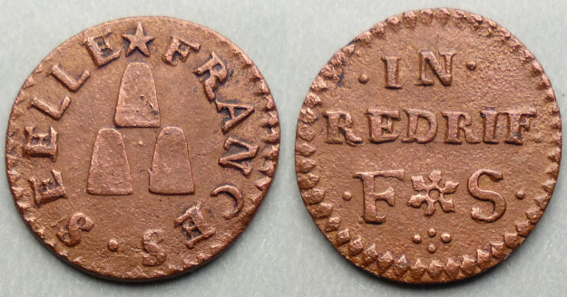 Rotherhythe, Frances Seelle farthing token